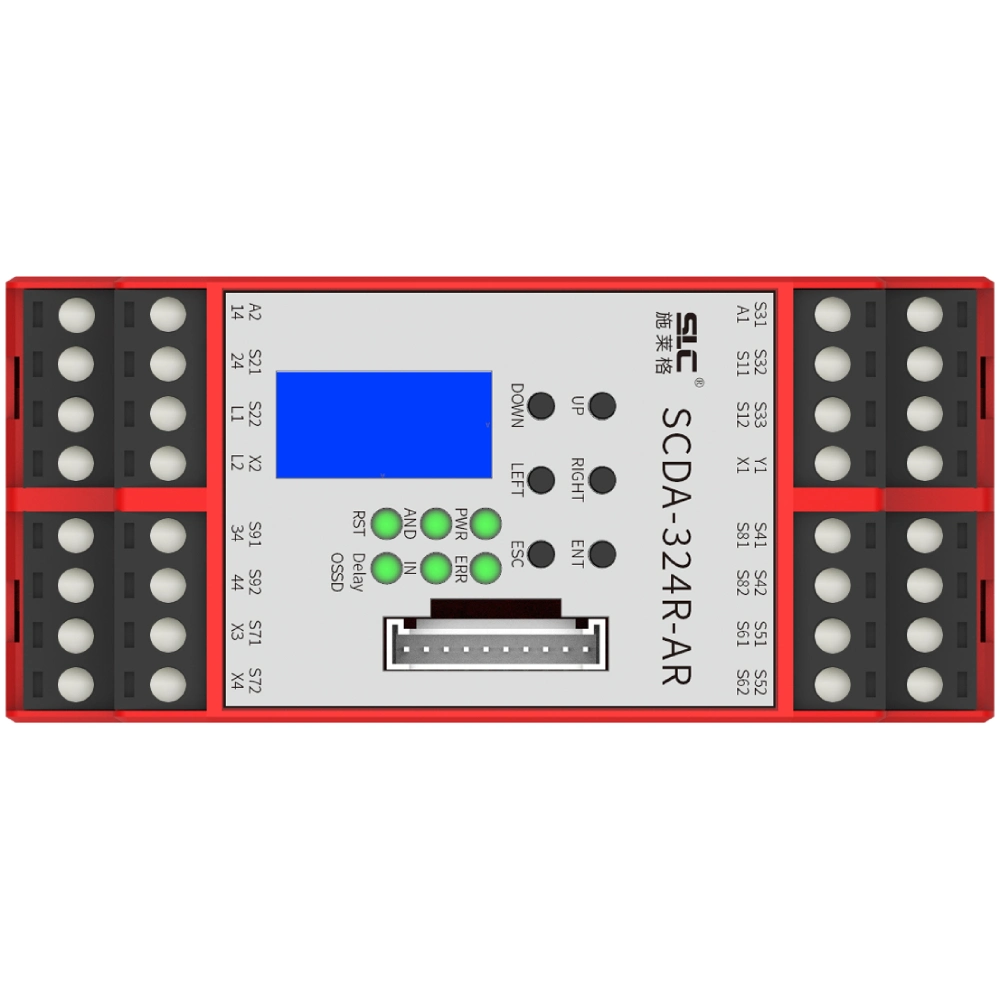 SCDA-324/211Série R de relais de sécurité programmable 4 canaux d'entrée de la sécurité