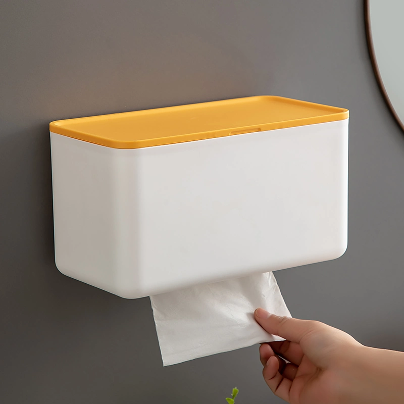 6416 Wall-Mounted Tissue Box Family Bathroom Multifunctional Simple Tissue Box