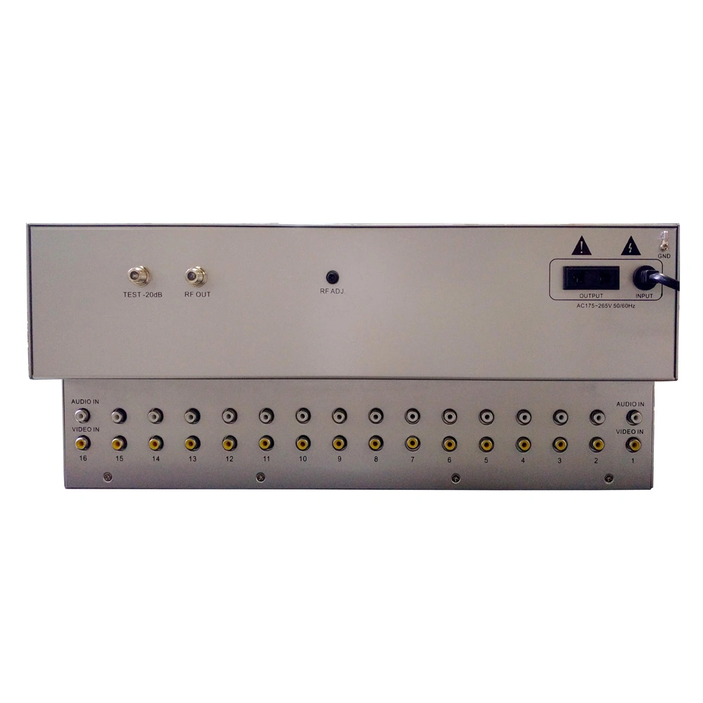 CATV Headend RF Modulator 16 Kanäle 16 in 1 Agile Modulator