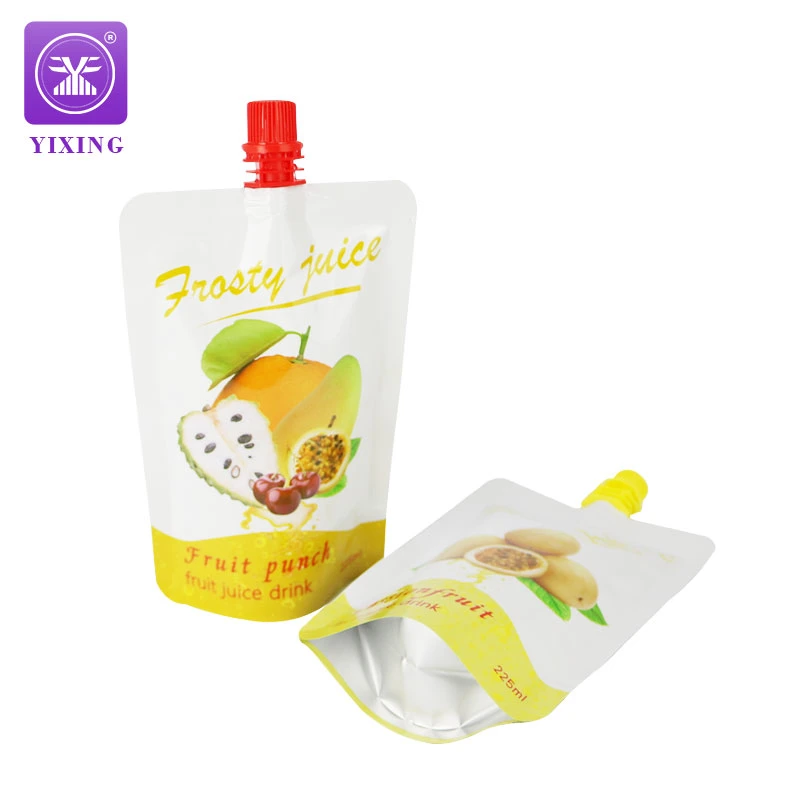 Custom Baby Spout Pouch Fruit Juice Bag Doypac Beverag Fruit Puree Sauce Food Plastic Packing Bag Jelly Aluminum Foil Retort Pouch Drink Bag