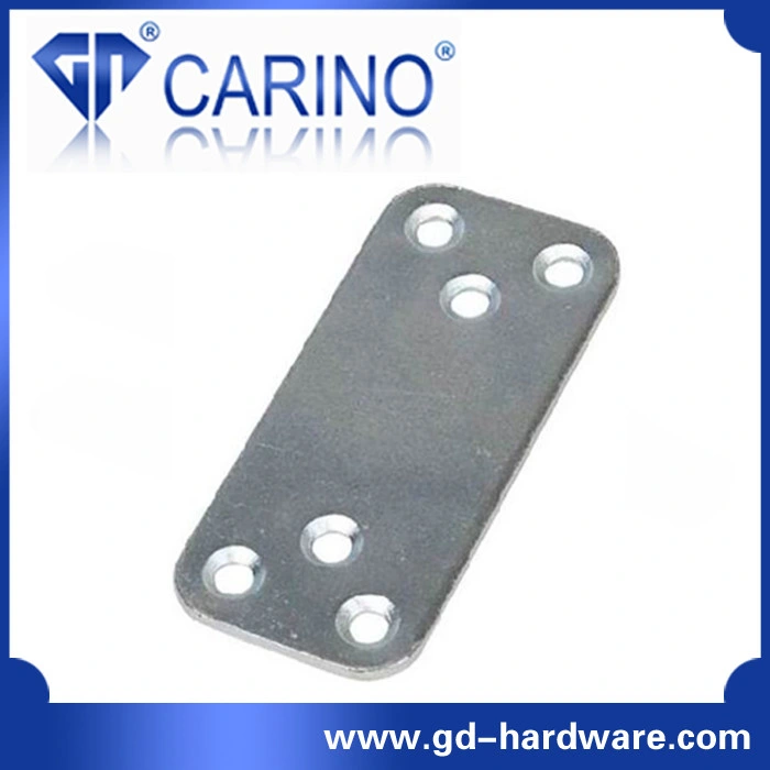 (W525) Mobiliario Acero Metal esquina plana Braces placas de terminación ángulo Soporte en T.