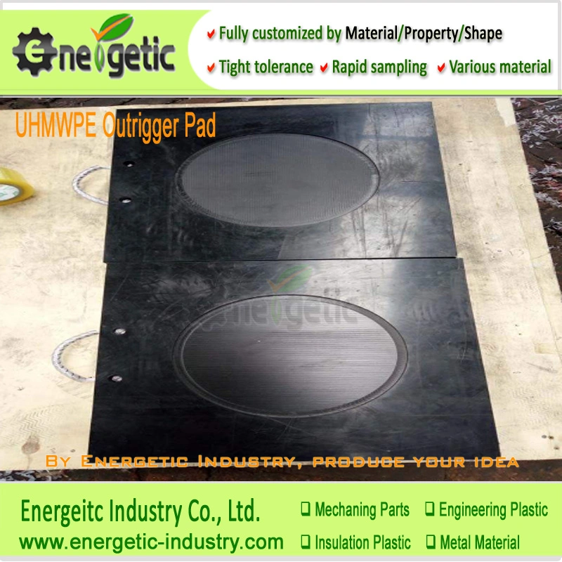 Custom Color Size UHMWPE/HDPE Jack Pad/Crane Pad/Outrigger Pad