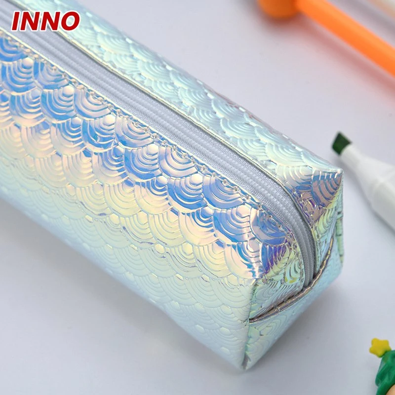 Factory Direct Selling Inno Brand R054# Square Zipper Pencil Bag for Children Stationery Storage Case Eco-Friendly