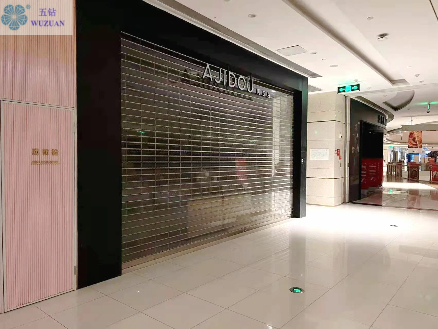 Bespoke Security Automatic Beautiful Special Security Polycarbonate Ttransparent Crystal Roller Shutter Doors Ffor Shopping Malls