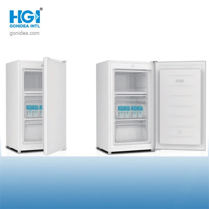 Mini Bar 125 litros Control mecánico de la Mesa vertical Desempañador Pequeño refrigerador Hgf15N-125A