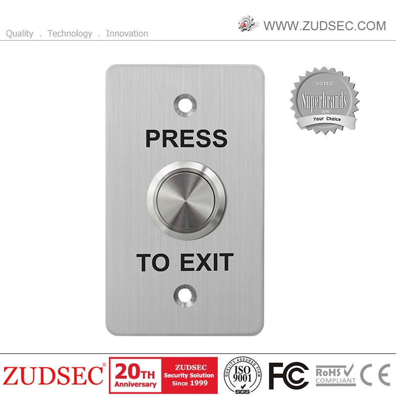 Waterproof IP68 Stainless Steel Piezoelectric Exit Touch Button Switch