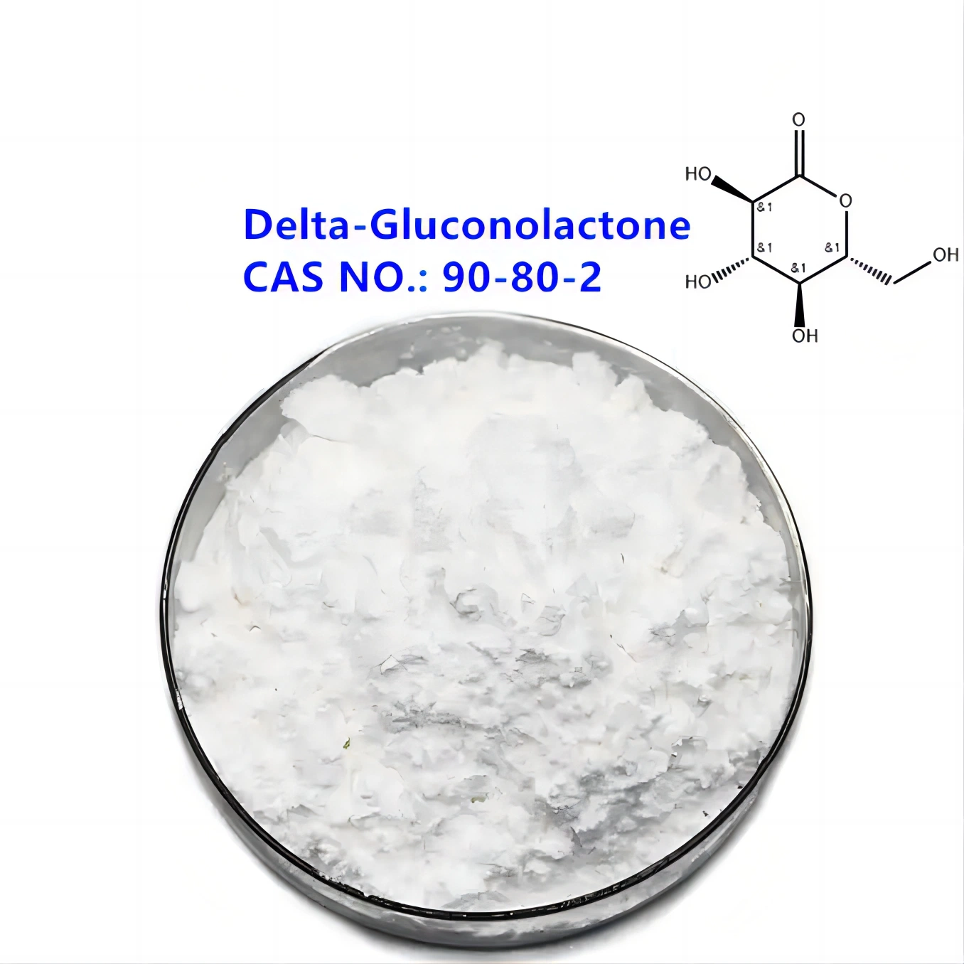 Lebensmittelzusatzstoffe Glucono Delta Lacton Pulver CAS 90-80-2 Delta Gluconolacton Pulver