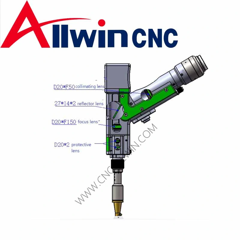 Fabricant F60 Lentille de collimation laser D20*5 Verre optique en quartz Film jaune Lentille laser