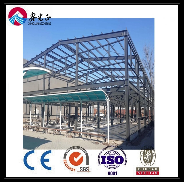 Q235B Modular Metal pré-fabricados pesados Estrutura de aço leve Pre-Engineered Estrutura de aço para a construção de uma estrutura de Fabricação (BYSS-101)