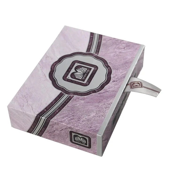 Caixa de cartão de luxo para embalagens de oferta, formato de gaveta com impressão personalizada Caixa de embalagem com extensão de pêlos cosméticos