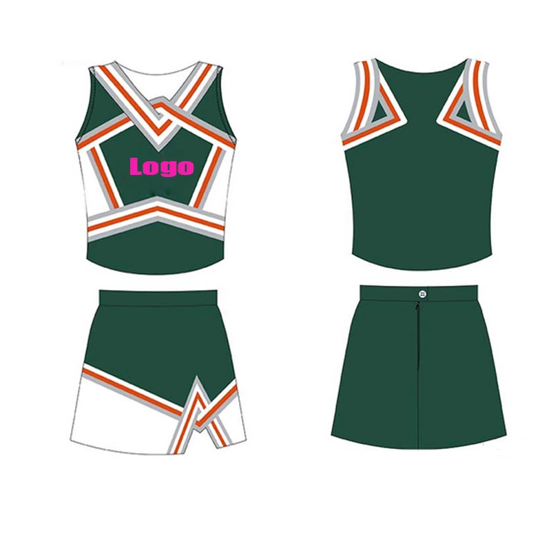 Un material suave niña Dama Cheerleading Sportswear con alta calidad