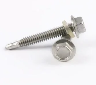 Stainless Steel Self Drilling Screws Hex Washer Head Self Drilling Screw