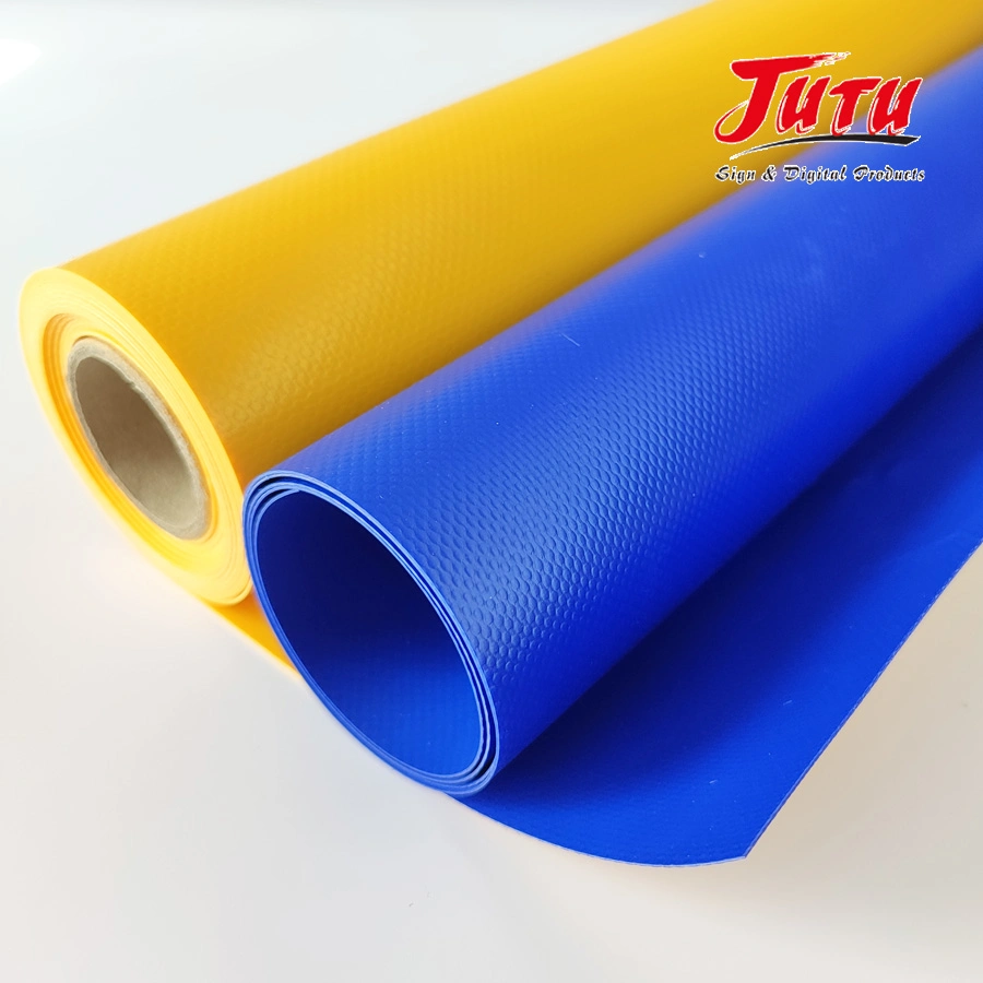 Jutu Fireproof Waterproof Tent Fabric 260-500g Coated Tarpaulin Material with Cheap Price