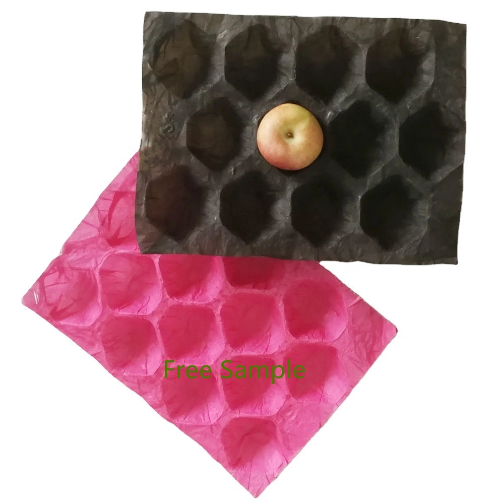 Eco- Friendly Disposable Kiwi Peach Paper Packaging Tray Liner