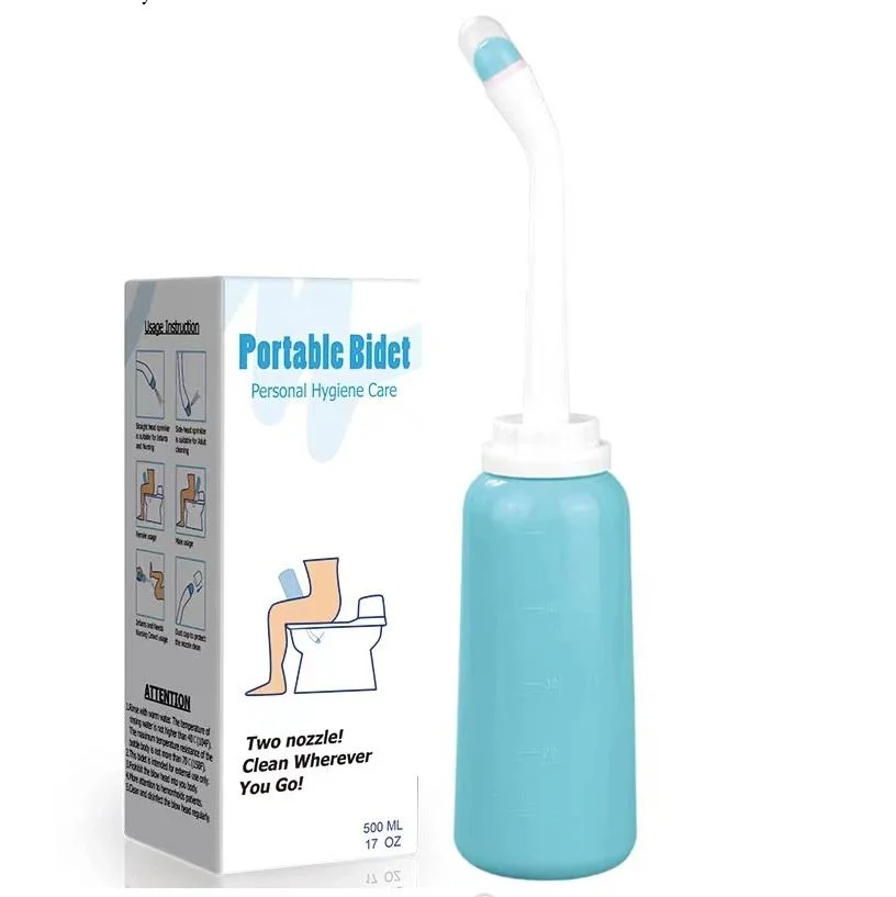 500ml Handheld Personal Bidet Personal Cleaner Hygiene Bottle Personal Travel Bidet