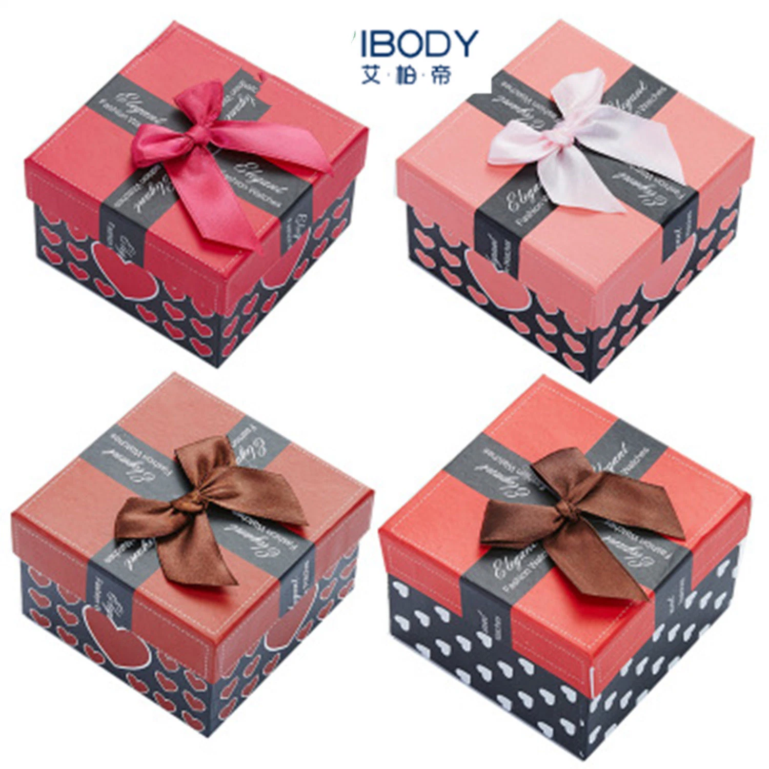 Custom Design Printed Recyclable Art Paper Box with Embossing Box Base and Lid Box Packaging for Jewelry