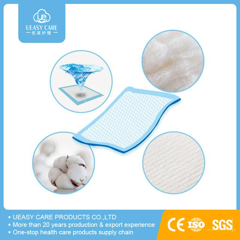 OEM Brand Customized China Manufacturer Waterproof Breathable Disposable Pet Underpad Pet Training Pad Sanitary Underpad Puppy Incontinence Underpad