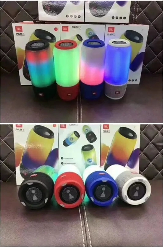 2020 Hot Sell Mini Bluetooth Speaker LED Portable Wireless Speaker for Pulse3