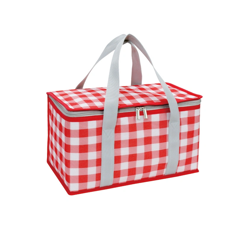 (WD12968) New Aluminum Frame Picnic Basket Autumn Travel Camping Equipment Portable Waterproof and Moisture-Proof Picnic Bag Manufacturers Wholesale/Supplier