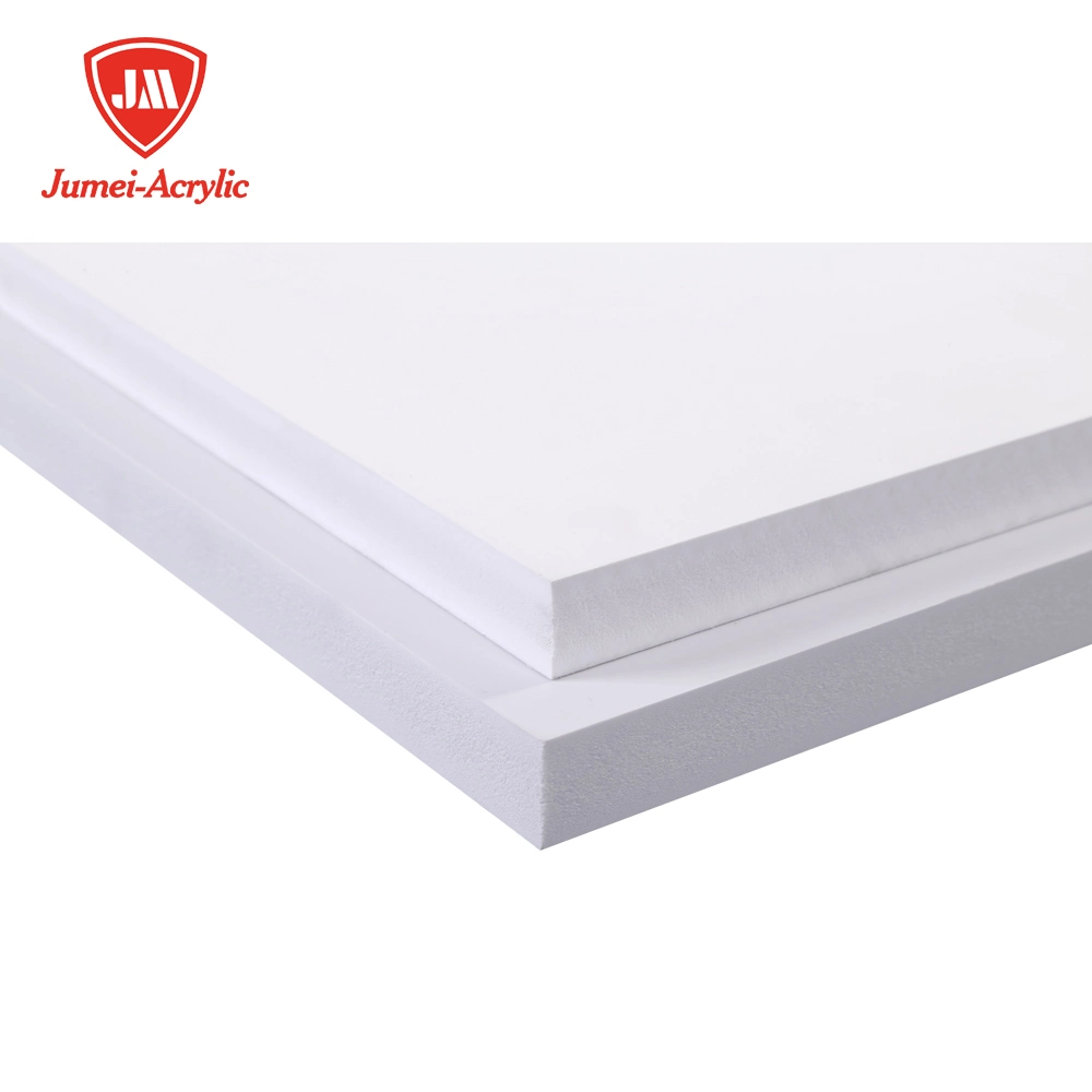 Jumei plástico película PE /Caixa Cartion /Palete Placas Destacadoras Branco Folha de espuma de PVC