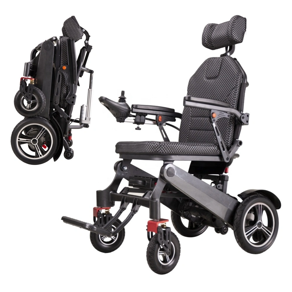 Dossier de fauteuil roulant confortable meilleur inclinables fauteuil roulant électrique pour personnes âgées