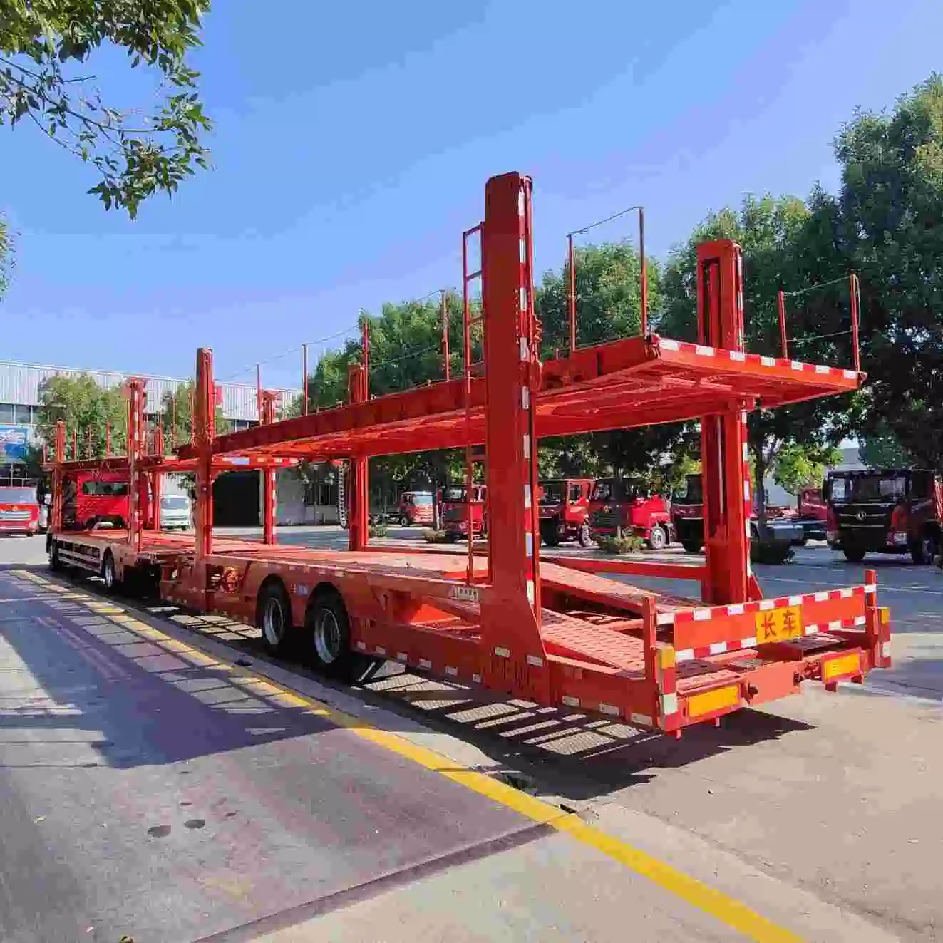 5-12 Customized Car Carrier Trailers for Sale/ Car Storage Lift Trailer/Detachable Car Carrier Semi Trailer