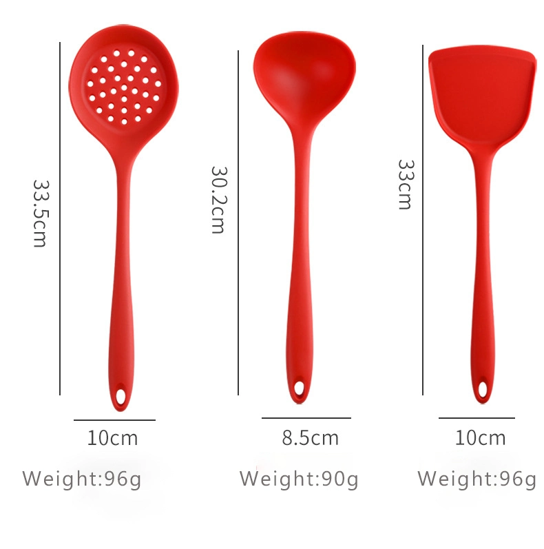 Wholesale/Supplier Silicone Splatter Screen Cooking Kitchen Utensil Heat-Resistant Kitchenware Tool Set Utensils Kitchen Tool