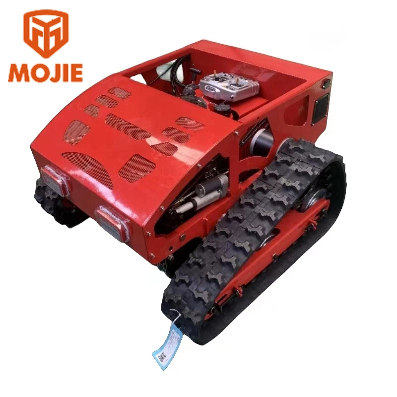 1000tracked Remote Control Robotic Gas Lawn Mower for All Kinds of Grass