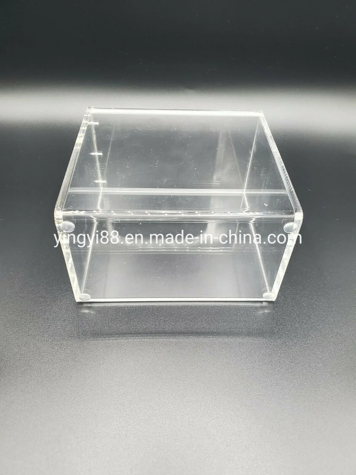 Factory Custom Transparent Acrylic Pokemon Booster Box Display Case with Sliding Open