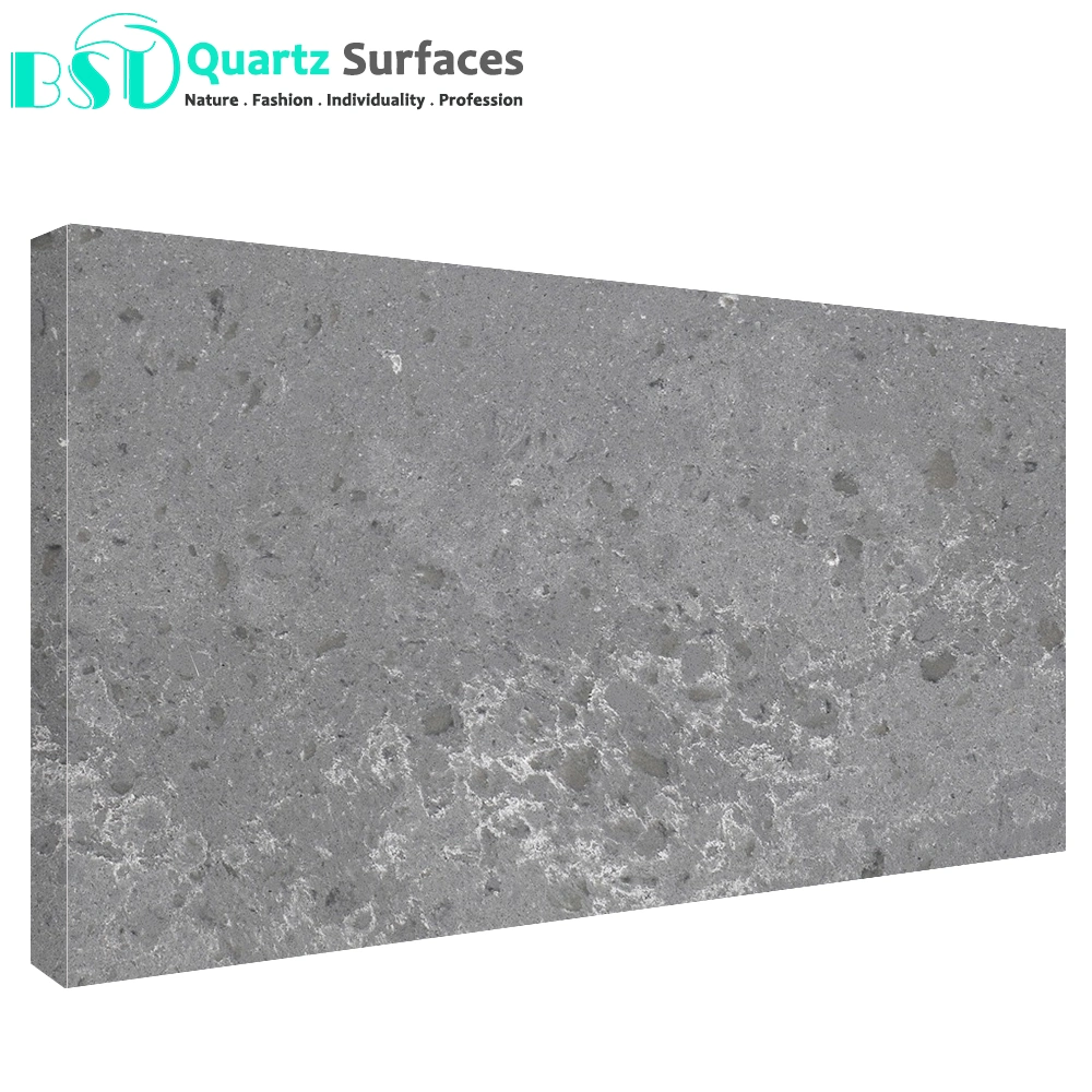 Artificial Quartz Stone Kitchen Countertops with Multi-Colored Base