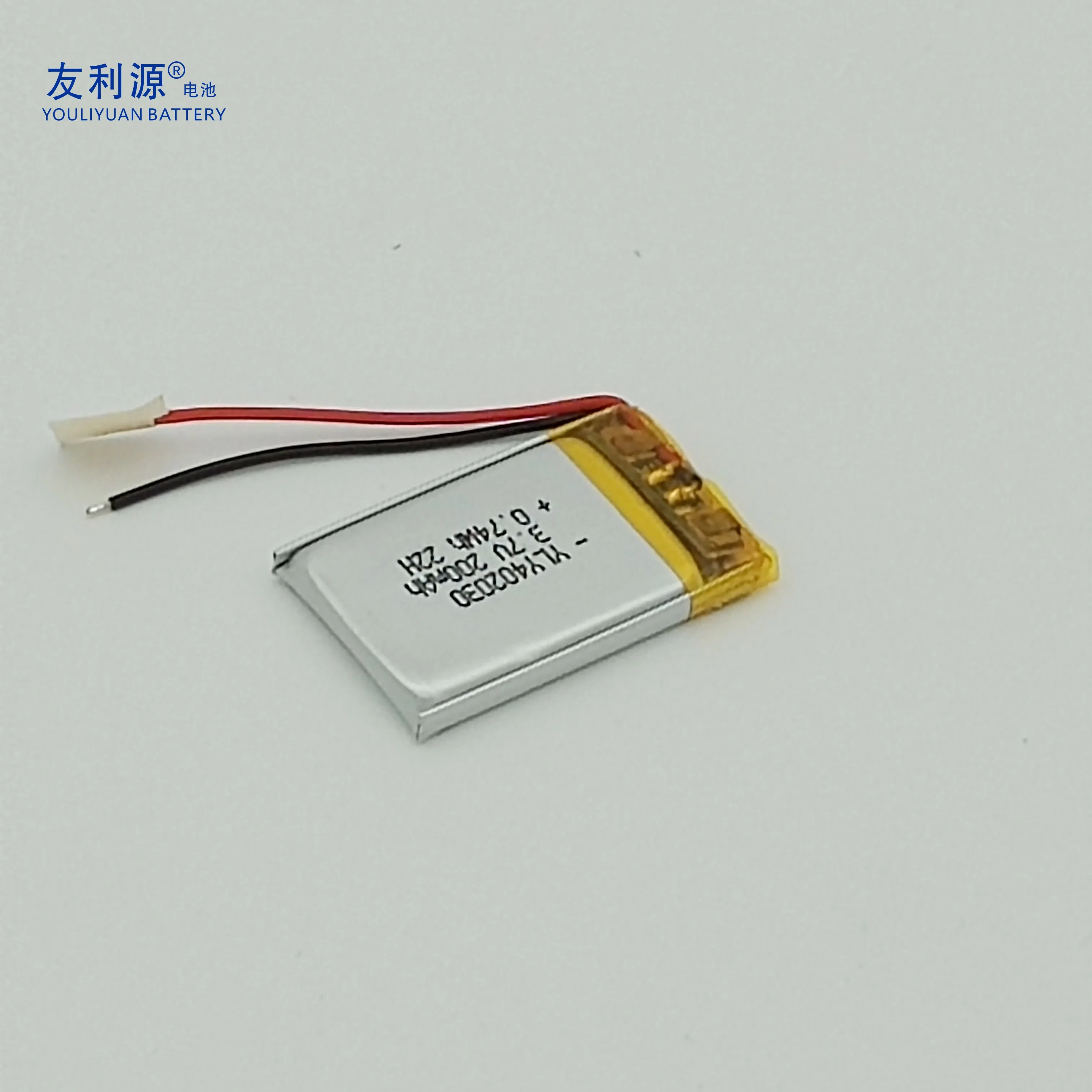 Factory Lithium Polymer Battery 402030 3.7V 200mAh Lipo Li-ion Battery for Mobile Phone/Iot Device/GPS Tracking/Hearing-Aid/Earphone
