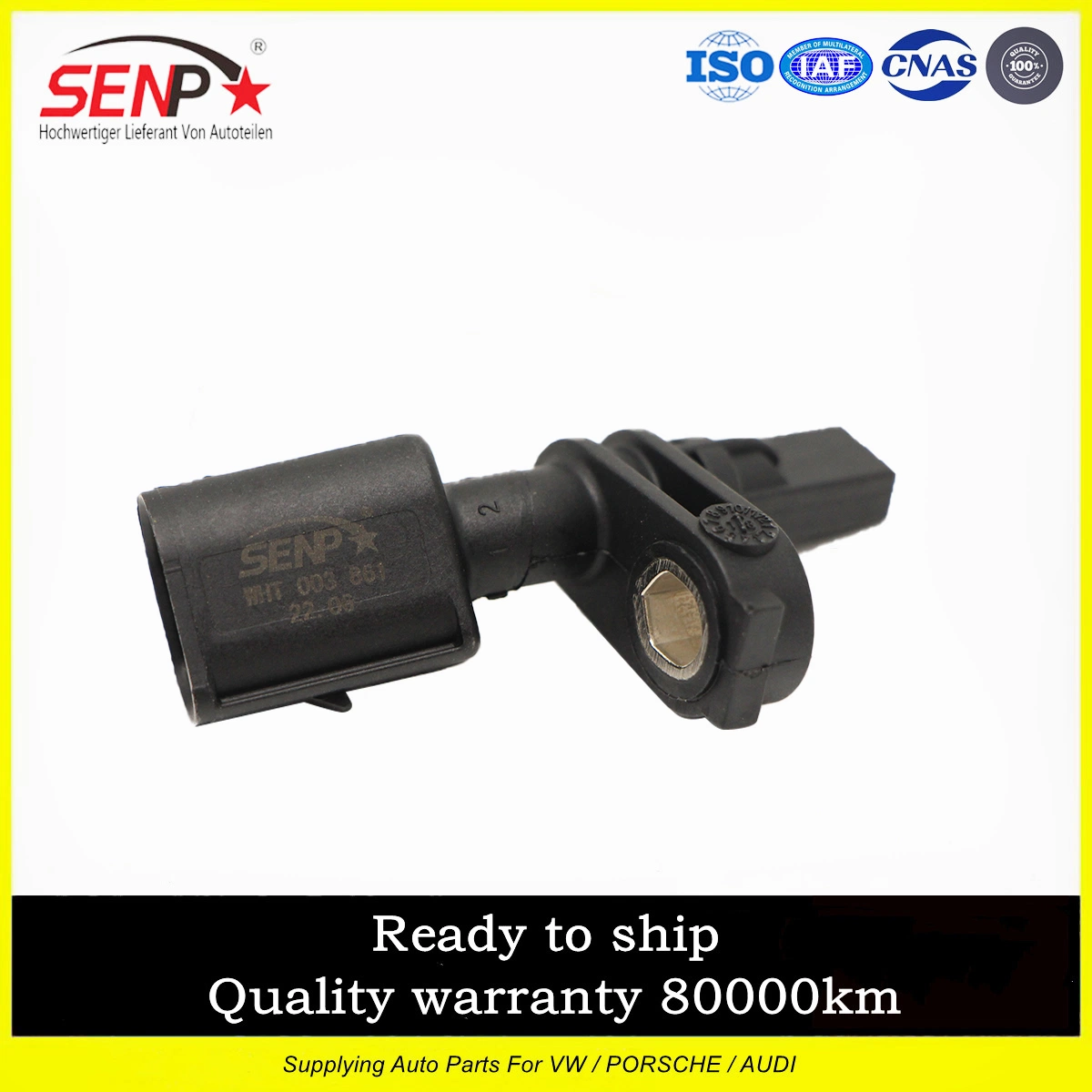 Peças para automóveis da Sep Sensor ABS peças sobresselentes para automóveis Wht003861 Sensor ABS Sensor de velocidade das rodas ABS de alta qualidade Audi A3 TT VW Santana Lamando Golf Jetta