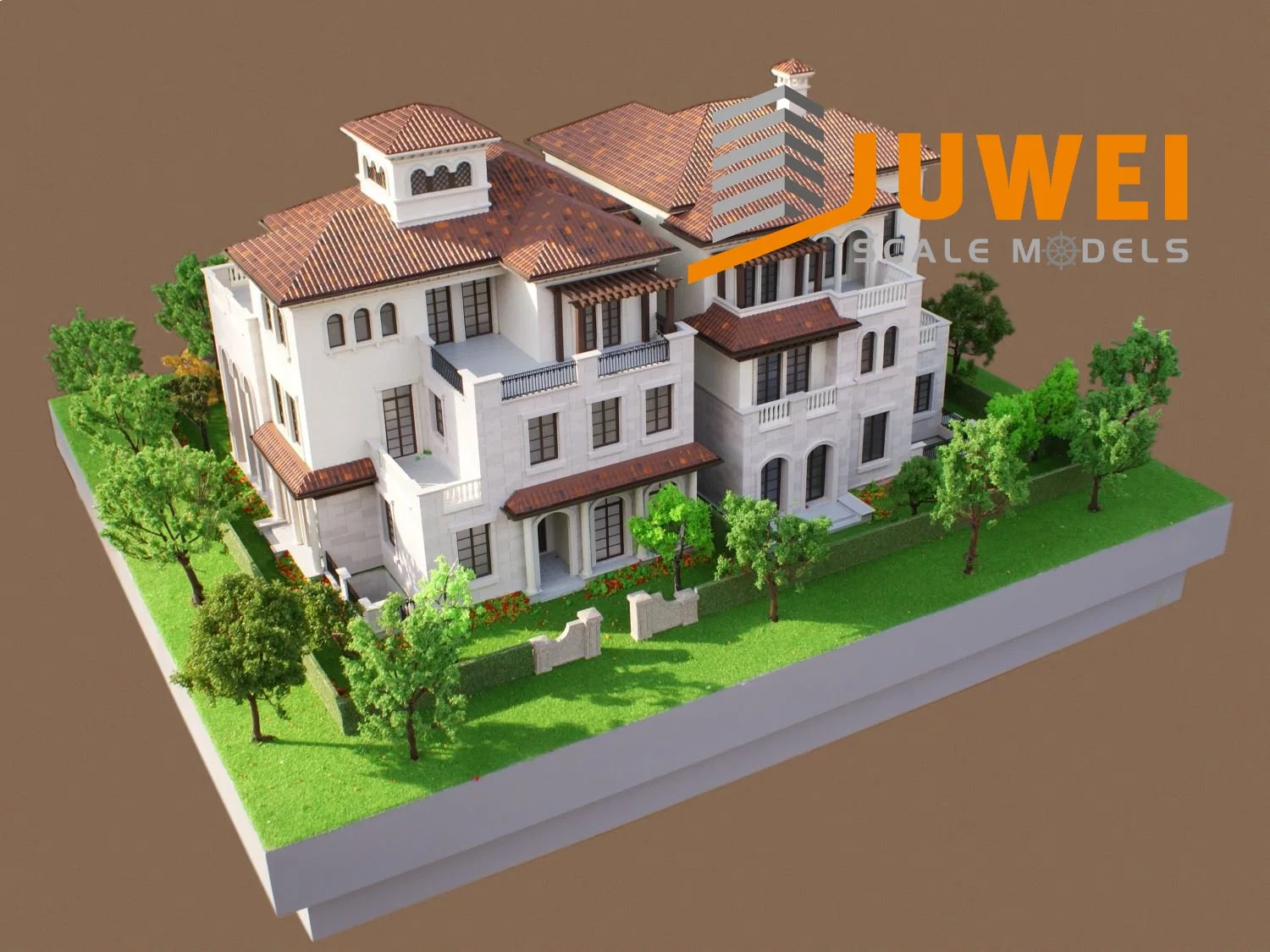 Miniature Scale Villa House Model Building (JW-149)