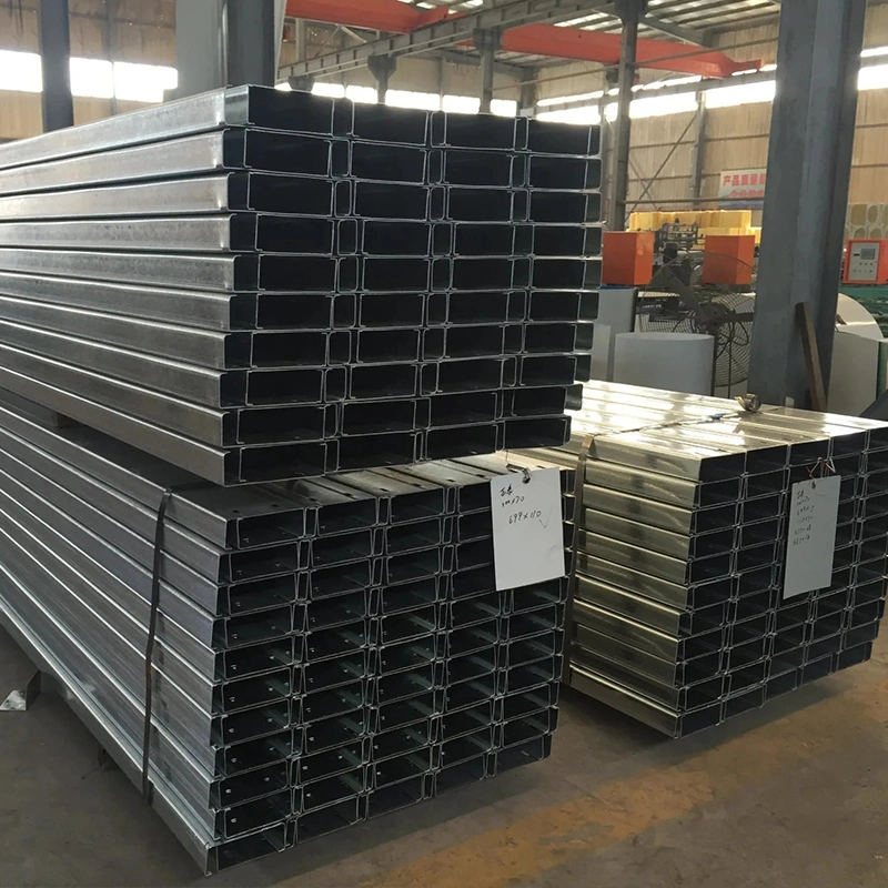 Manufacturer Customized Cold Formed Steel C Purlin Wear Resistant Hot DIP Galvanized Steel Beam