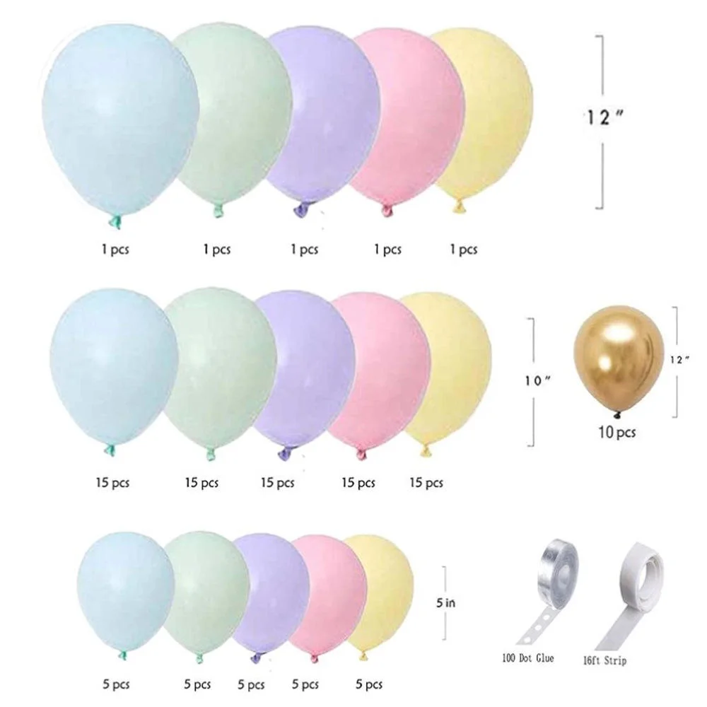 Cheap Globos Mayor Wedding Party Decoration Round Shape Pastel Balloon 5" 10" 12" Mix Colors Macaron Latex Balloon