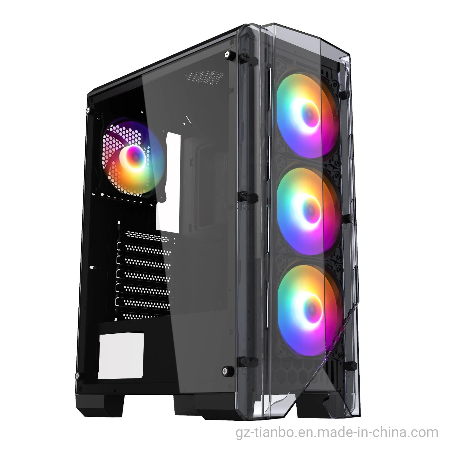 China Lieferant ATX MID Tower Gaming Computer Gehäuse Computergehäuse