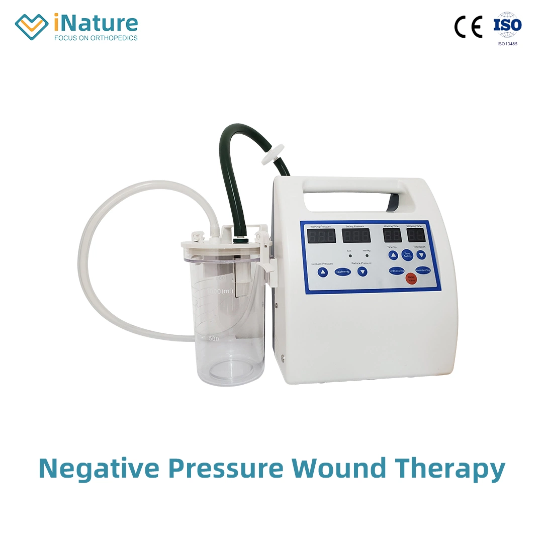 Wound Care Treatment Disposable Sealing Drainage Dressing Kit Vacuum Assisted Closure ISO/CE Approved EOS White& Blac Sponge Film VAC Npwt Machine