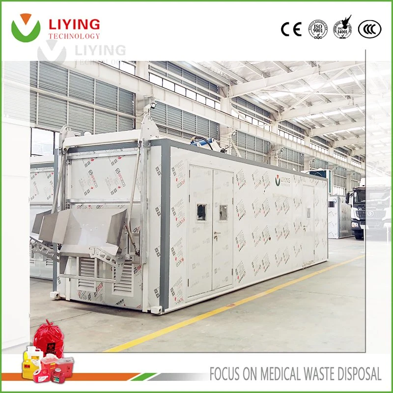 Zero Emission Medical Rubbish Sterilizer Hospital Waste Disposal Machine Waste Management System