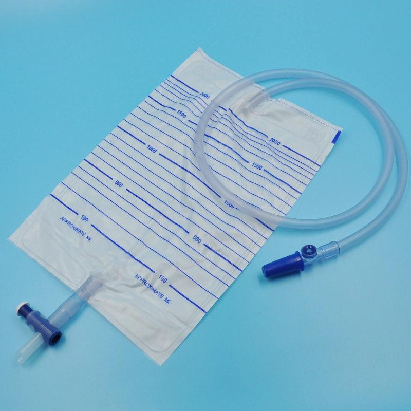 High Quality Cheap Price Disposable PVC Standard Close System Urine Bags