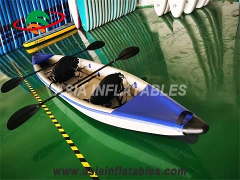 2 Persona Tandem kayak inflable inflables Kayak de pesca con la paleta