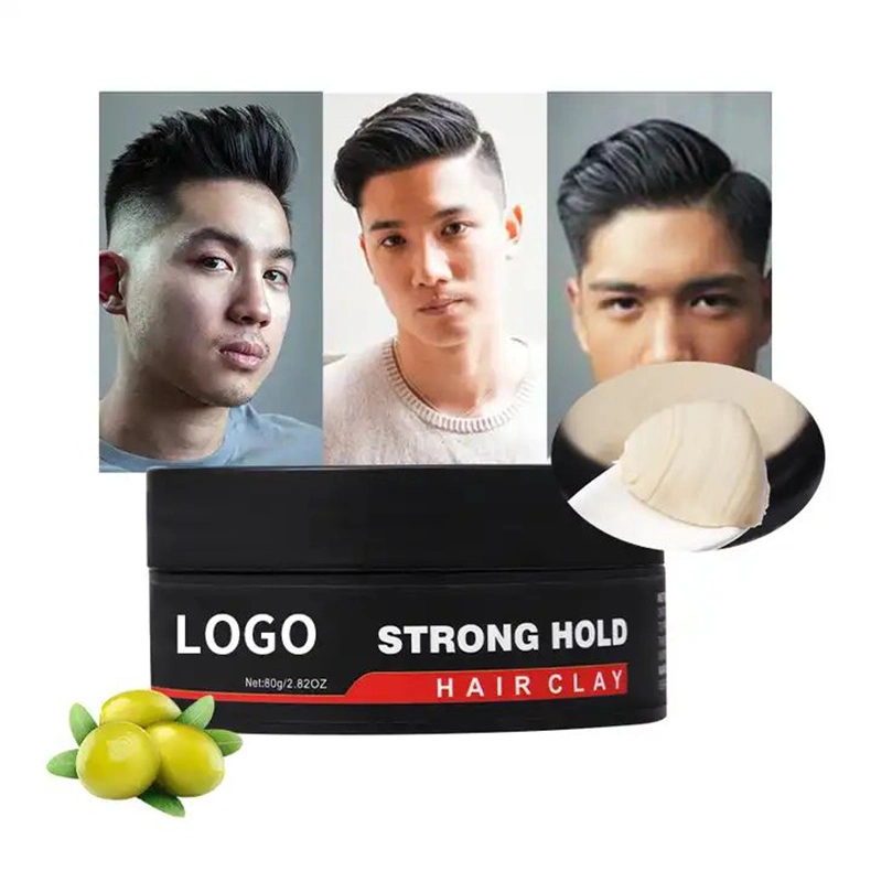 OEM/ODM Private Label Hair Styling Wax Product Professional Firm Hold Mens Hair Mud Matte Clay