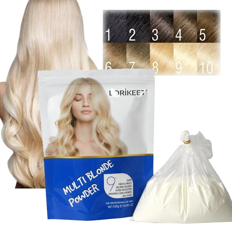 jusqu'à 9 10 11 Poudre décolorante pour cheveux blonds Level Lift Italie Allemagne Salon professionnel Lisse Brillance Coloration des cheveux