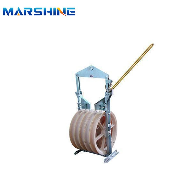 Large Diameter Construction Pilot Wire Aerial Helicopter Stringing Blocks for Transmission Line