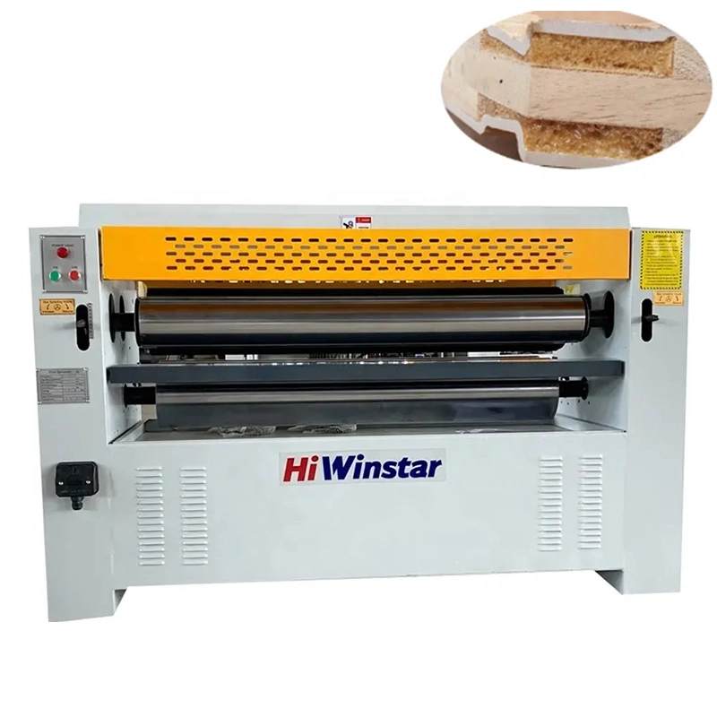 Mt6213 Woodworking 1300mm Wood Board MDF Roller Veneer Glue Spreading Machine Double Sides Glue Spreader Machine