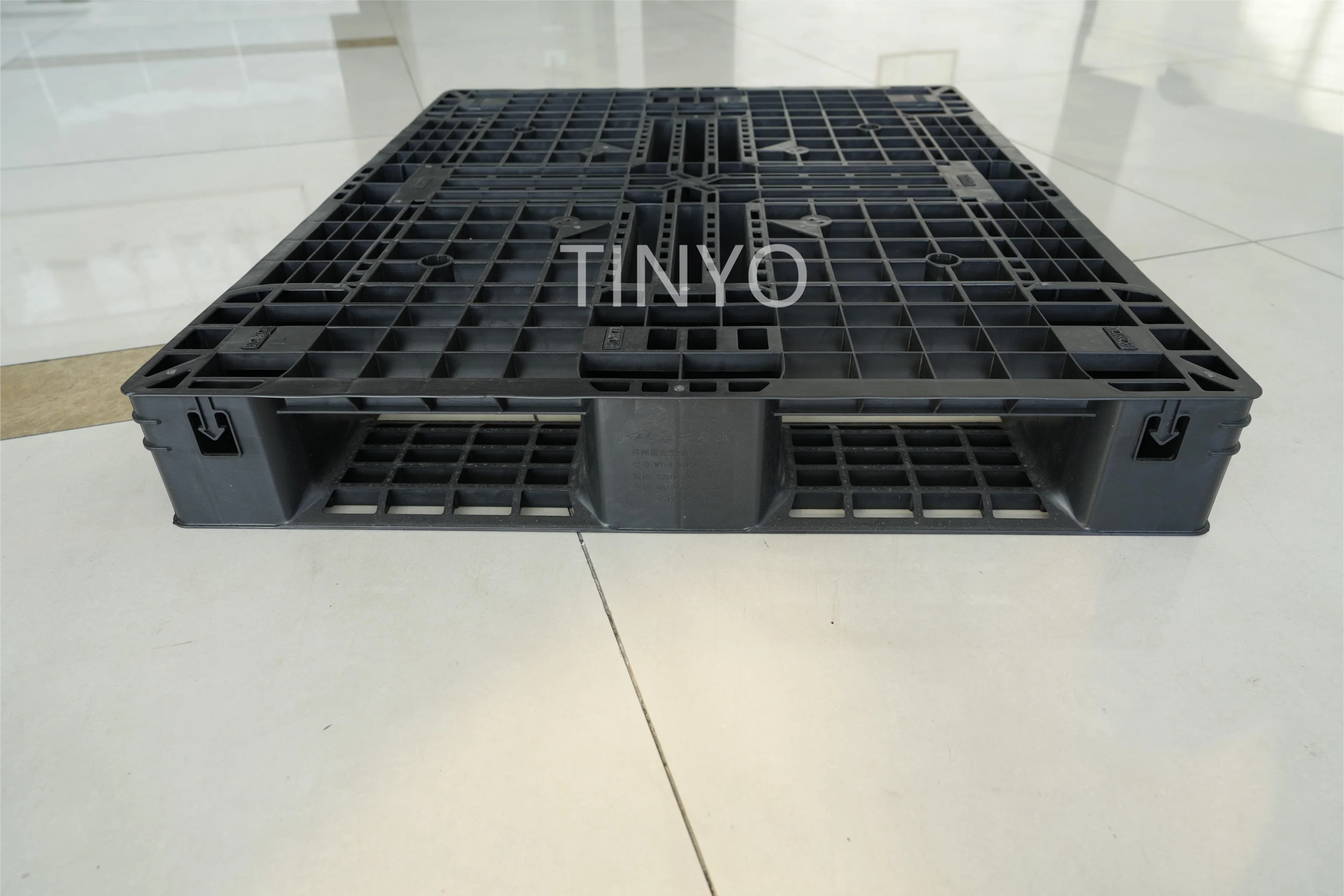 Steel Reinforced Euro Heavy Duty Warehouse Four Way Entry Anti-Slip HDPE Plastic Pallets 1210b