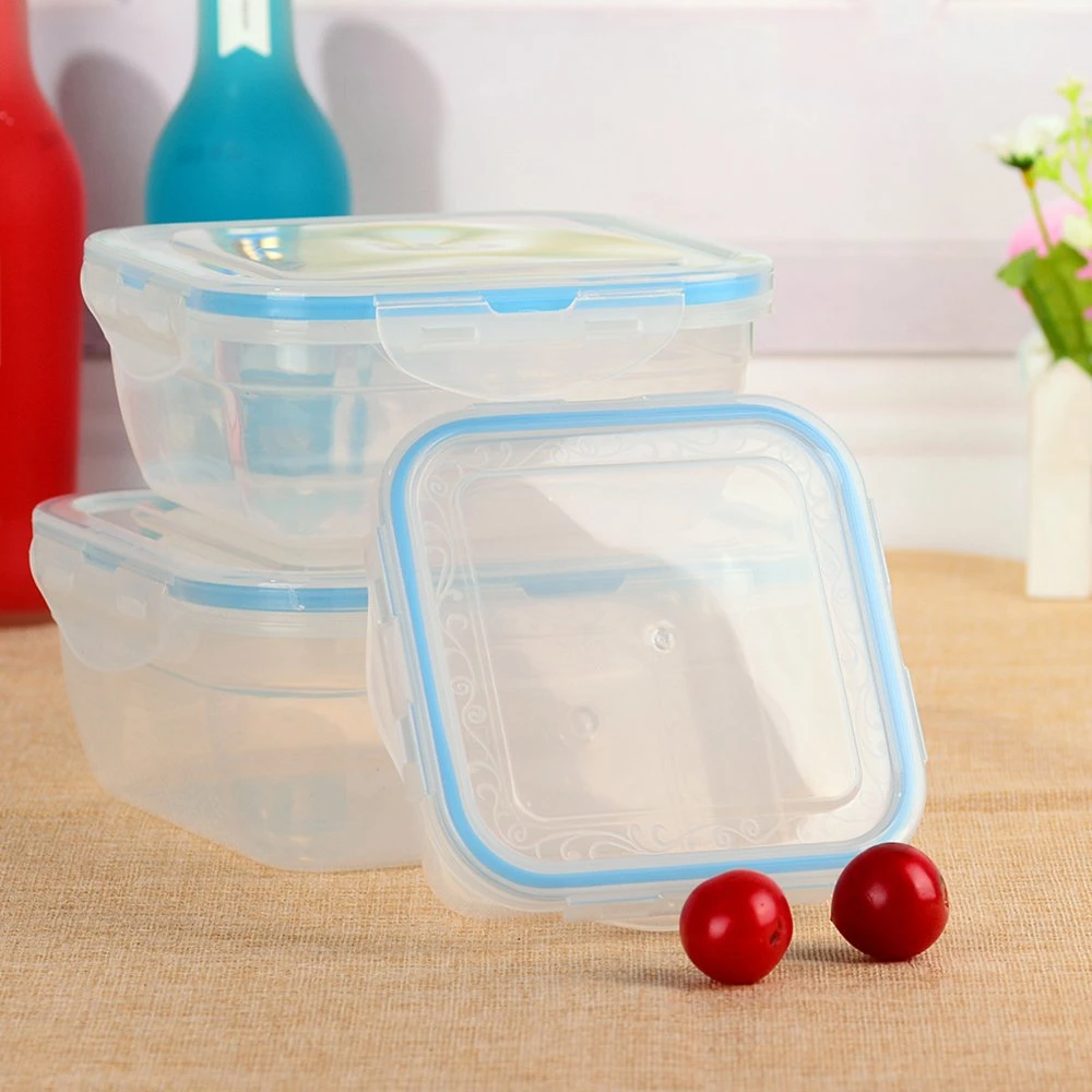 3PCS Factory Direct Square Plastic Crisper