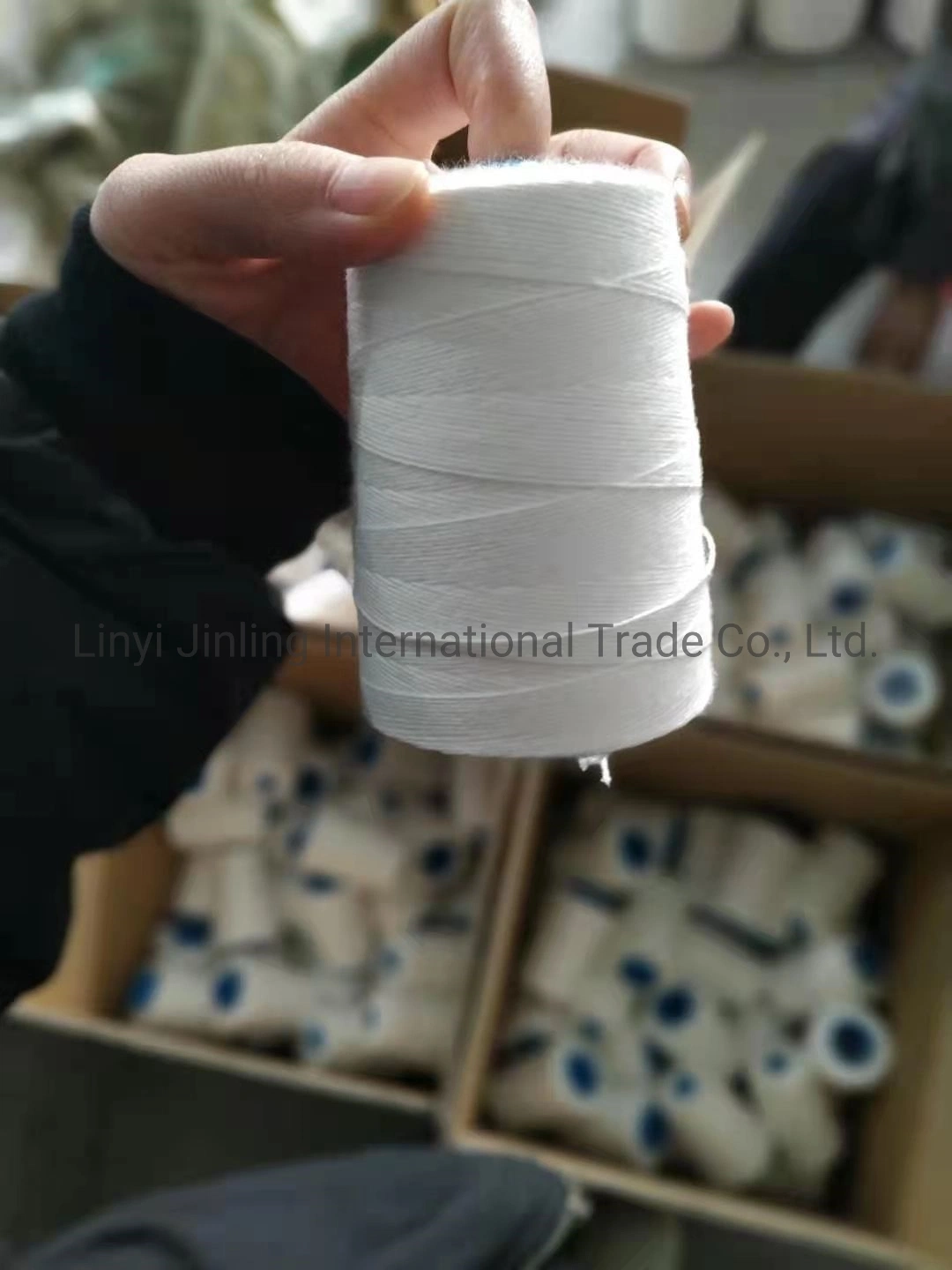 High quality/High cost performance  21s/12 20/6 18s/6 12/4 10s/3 10s/7 Sewing Thread Spun Polyester Bag Closing Thread