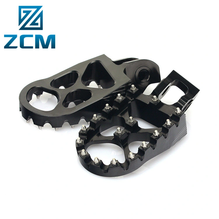 Small Batch Manufacturing Customized CNC Machined High-Performance Metal Aluminum Motorcycle Dirt Bike Footpegs