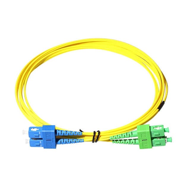 SC/UPC-SC/APC Singlemode LWL Duplex Patchkabel FTTH Optical Kabelbrücke