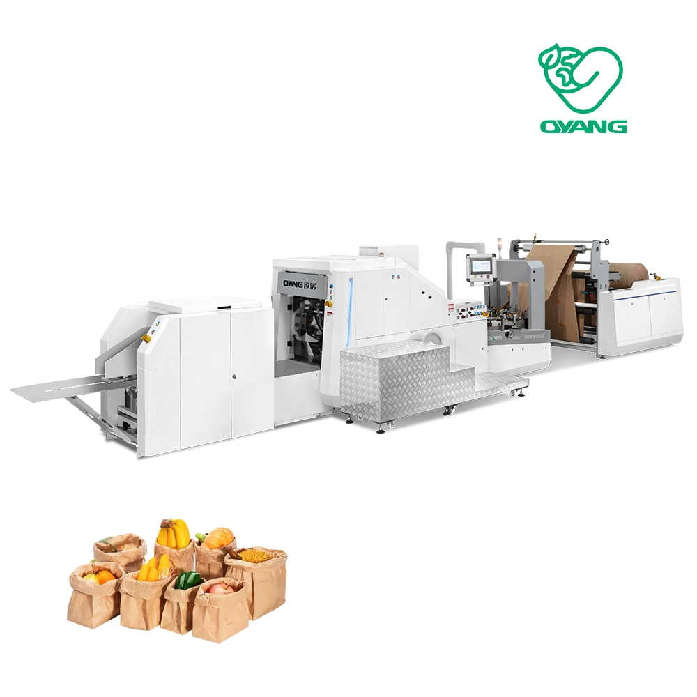 Beliebt in der Industy und automatische biologisch abbaubare Papiertüte Herstellung Maschine mit ausgezeichneter PapierQialität